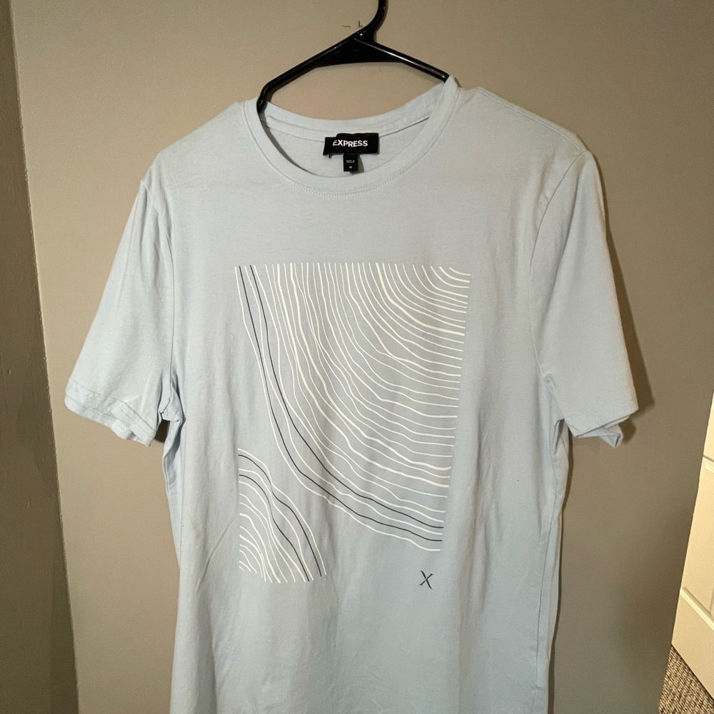 Express Blue Short Sleeve Tee